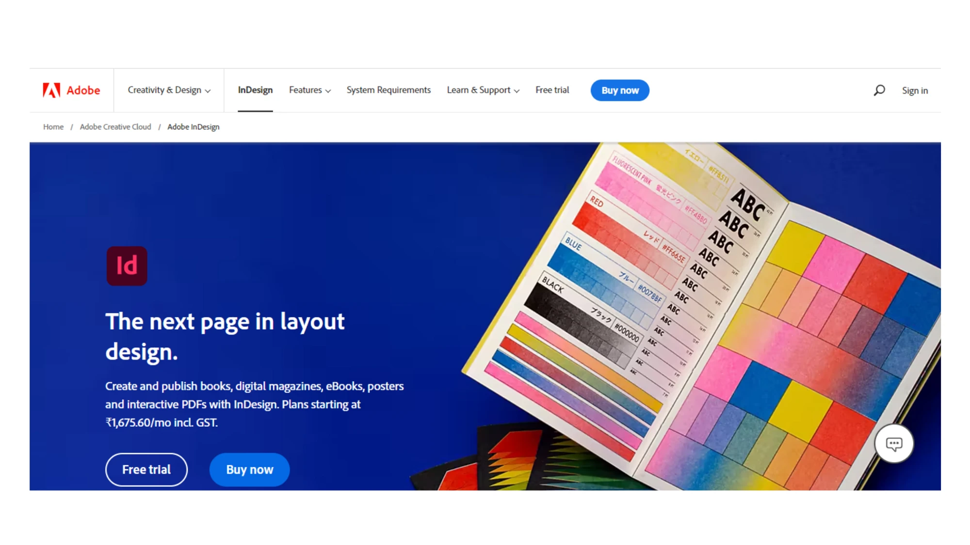 Image from Adobe InDesign